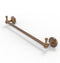 Allied Brass Shadwell Collection 18 Inch Towel Bar with Integrated Hooks SL-41-18-PEG-BBR