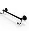 Allied Brass Shadwell Collection 24 Inch Towel Bar with Integrated Hooks SL-41-24-HK-BKM