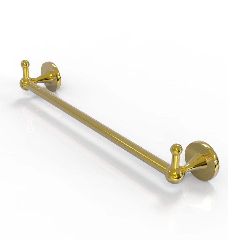 Allied Brass Shadwell Collection 24 Inch Towel Bar with Integrated Hooks SL-41-24-PEG-PB