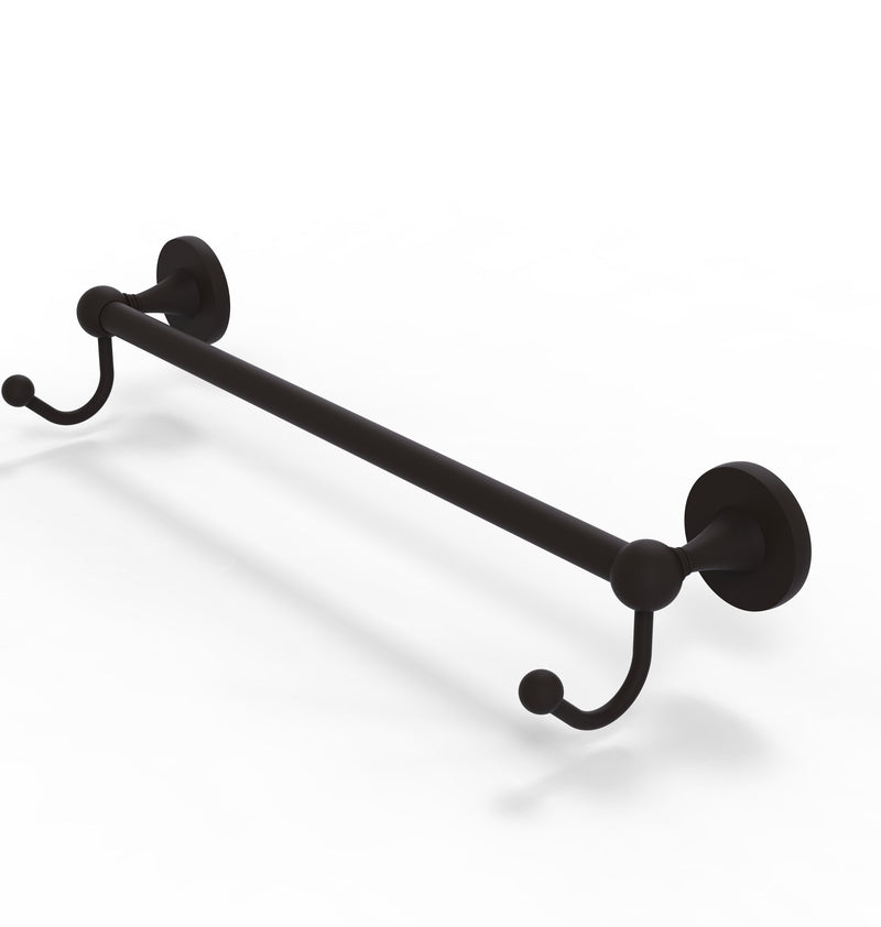 Allied Brass Shadwell Collection 30 Inch Towel Bar with Integrated Hooks SL-41-30-HK-ORB