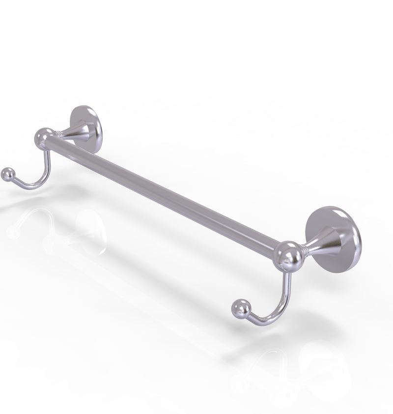 Allied Brass Shadwell Collection 30 Inch Towel Bar with Integrated Hooks SL-41-30-HK-SCH