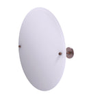 Allied Brass Shadwell Collection Frameless Round Tilt Mirror with Beveled Edge SL-90-CA