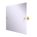 Allied Brass Shadwell Collection Frameless Landscape Rectangular Tilt Mirror with Beveled Edge SL-93-PB