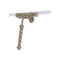 Allied Brass Shower Squeegee with Wavy Handle SQ-10-PEW