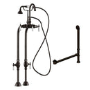 Cambridge Plumbing Complete Free Standing Package for Clawfoot Tub Faucet assembly BRZ