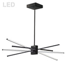 Dainolite 46W Led Horiz Pendant Mb W/ Wh Acrylic Diffuser SUM-35HP-MB