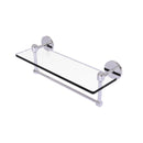 Allied Brass Tango Collection 16 Inch Glass Vanity Shelf with Integrated Towel Bar TA-1TB-16-PC