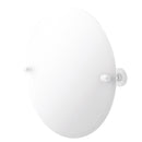 Allied Brass Frameless Round Tilt Mirror with Beveled Edge TA-90-WHM