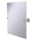 Allied Brass Frameless Rectangular Tilt Mirror with Beveled Edge TA-92-SN