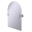 Allied Brass Frameless Arched Top Tilt Mirror with Beveled Edge TA-94-SN