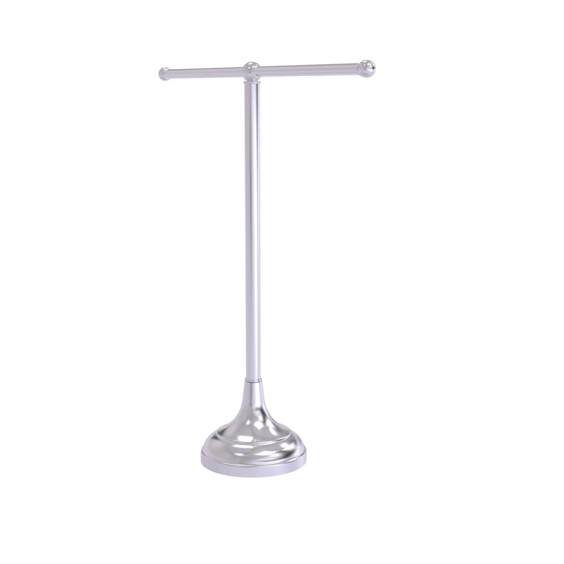 Allied Brass Vanity Top 2 Arm Guest Towel Holder TB-10-SCH