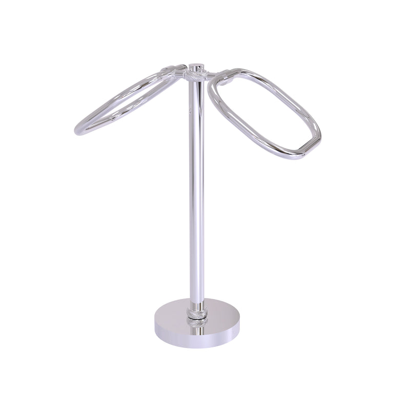 Allied Brass Two Ring Oval Guest Towel Holder TB-20T-PC