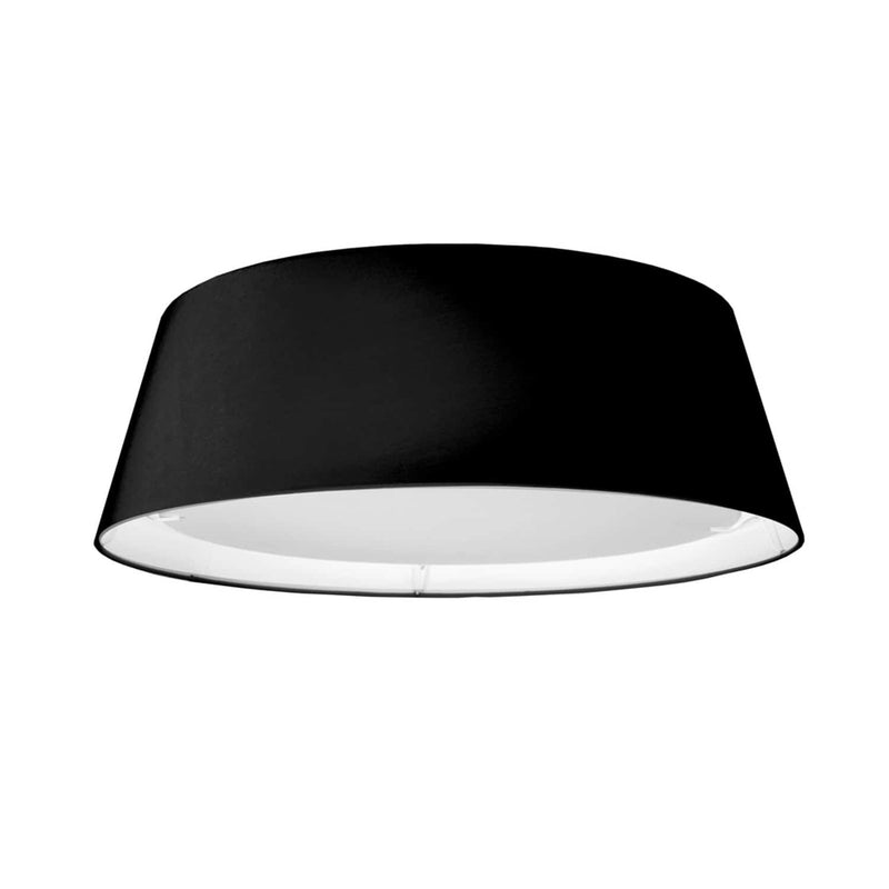 Dainolite 14W Led Flush Mount Black TDLED-17FH-BK