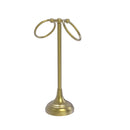 Allied Brass Vanity Top 2 Ring Guest Towel Holder TR-12-SBR