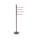 Allied Brass Floor Standing 49 Inch 4 Pivoting Swing Arm Towel Holder TR-84-CA