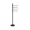 Allied Brass Floor Standing 49 Inch 4 Pivoting Swing Arm Towel Holder TR-84-ORB