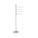 Allied Brass Floor Standing 49 Inch 4 Pivoting Swing Arm Towel Holder TR-84-PC