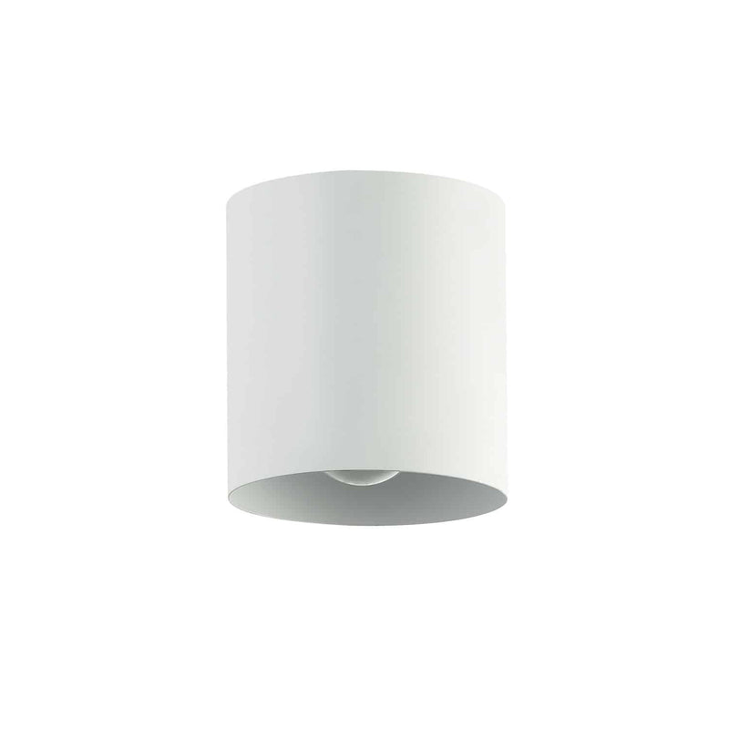 Dainolite 1 Light Flush Mount Matte White TRN-41FH-MW