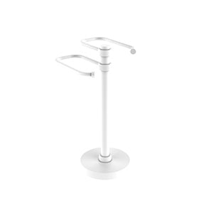 Allied Brass Free Standing Two Arm Guest Towel Holder TS-15-WHM