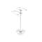 Allied Brass Free Standing Two Arm Guest Towel Holder TS-15T-WHM