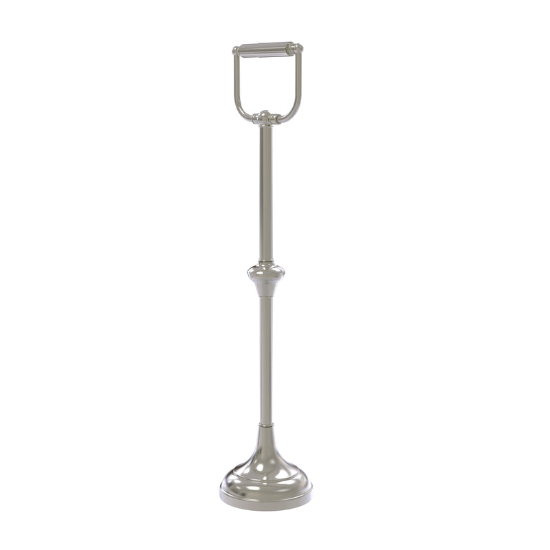 Allied Brass Free Standing Toilet Tissue Holder TS-24C-SN