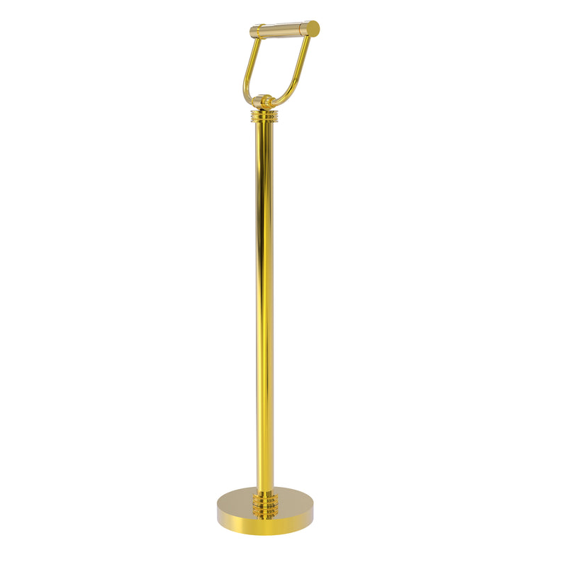 Allied Brass Free Standing Toilet Tissue Holder TS-25D-PB