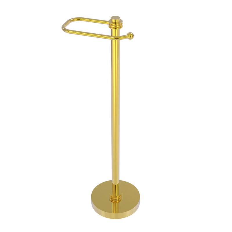 Allied Brass European Style Toilet Tissue Stand TS-25ED-PB