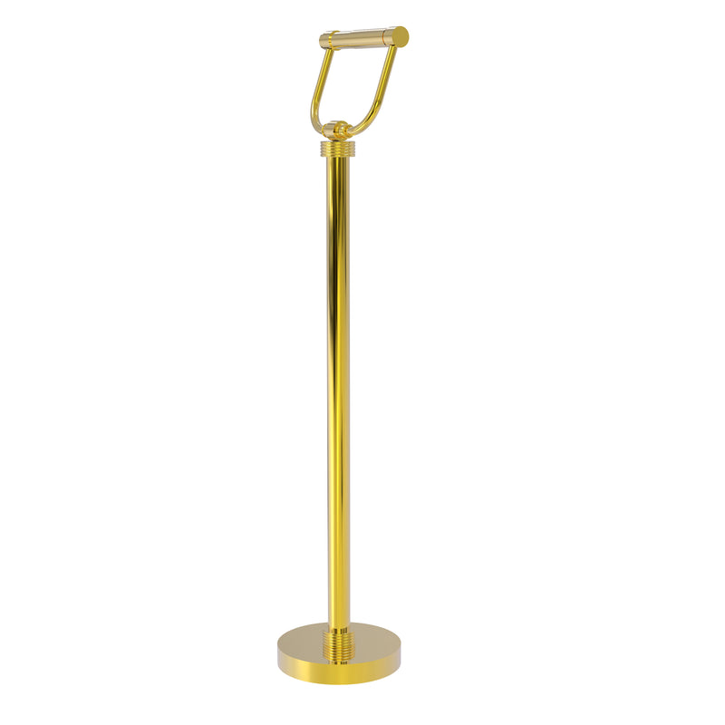 Allied Brass Free Standing Toilet Tissue Holder TS-25G-PB