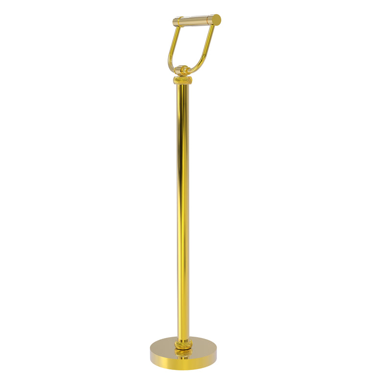 Allied Brass Free Standing Toilet Tissue Holder TS-25T-PB