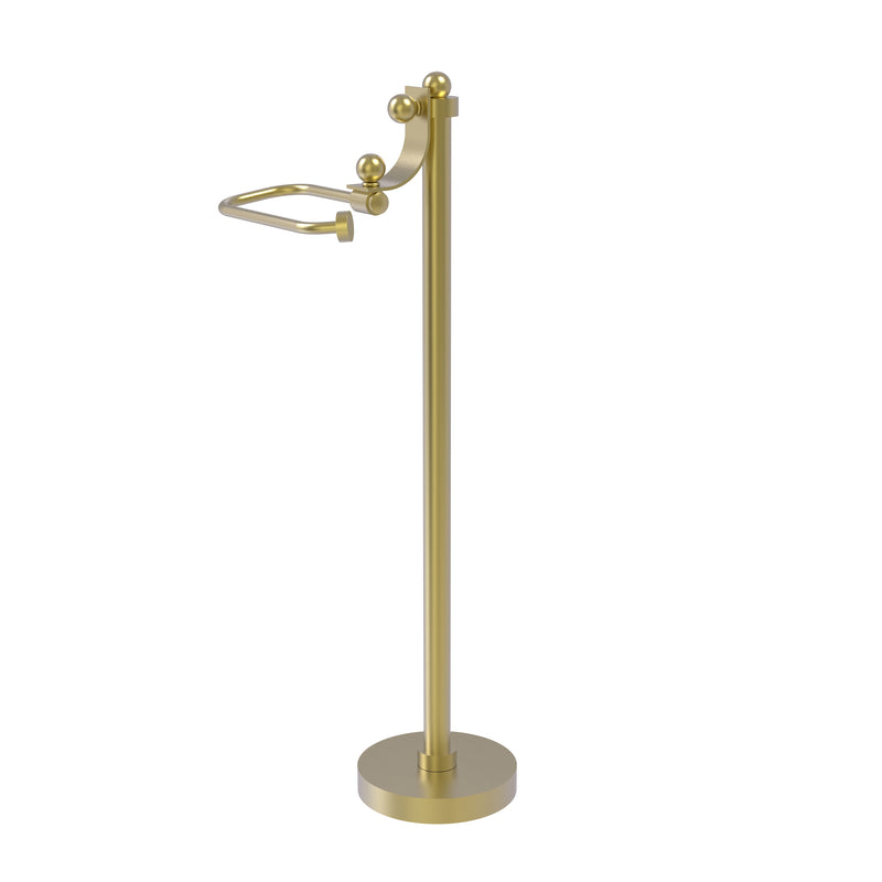 Allied Brass Free Standing European Style Toilet Tissue Holder TS-27-SBR