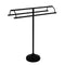 Allied Brass Free Standing Double Arm Towel Holder TS-30-BKM