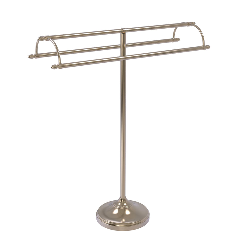 Allied Brass Free Standing Double Arm Towel Holder TS-30-PEW