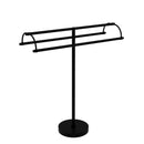 Allied Brass Free Standing Double Arm Towel Holder TS-31-BKM