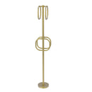 Allied Brass Towel Stand with 4 Integrated Towel Rings TS-40D-SBR