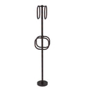 Allied Brass Towel Stand with 4 Integrated Towel Rings TS-40D-VB