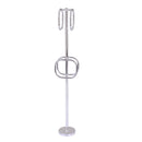 Allied Brass Towel Stand with 4 Integrated Towel Rings TS-40G-PC