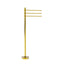 Allied Brass Towel Stand with 3 Pivoting 12 Inch Arms TS-45-PB