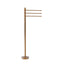 Allied Brass Towel Stand with 3 Pivoting 12 Inch Arms TS-45G-BBR