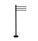 Allied Brass Towel Stand with 3 Pivoting 12 Inch Arms TS-45G-BKM