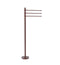 Allied Brass Towel Stand with 3 Pivoting 12 Inch Arms TS-45G-CA