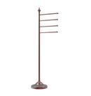 Allied Brass Floor Standing 4 Pivoting Swing Arm Towel Holder TS-4L-CA