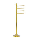 Allied Brass Floor Standing 4 Pivoting Swing Arm Towel Holder TS-4L-PB