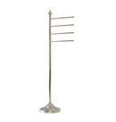 Allied Brass Floor Standing 4 Pivoting Swing Arm Towel Holder TS-4L-PNI