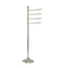 Allied Brass Floor Standing 4 Pivoting Swing Arm Towel Holder TS-4L-PNI