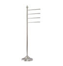 Allied Brass Floor Standing 4 Pivoting Swing Arm Towel Holder TS-4L-SN