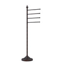 Allied Brass Floor Standing 4 Pivoting Swing Arm Towel Holder TS-4L-VB