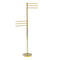 Allied Brass Towel Stand with 6 Pivoting 12 Inch Arms TS-50D-PB