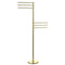 Allied Brass Towel Stand with 6 Pivoting 12 Inch Arms TS-50T-SBR