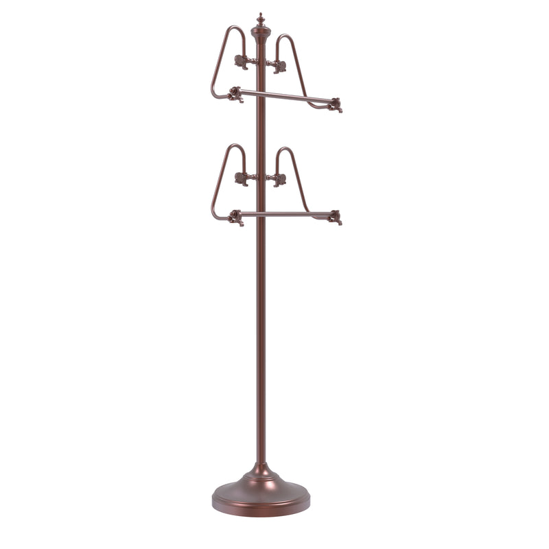 Allied Brass Foor Standing 49 Inch Towel Stand TS-6-CA