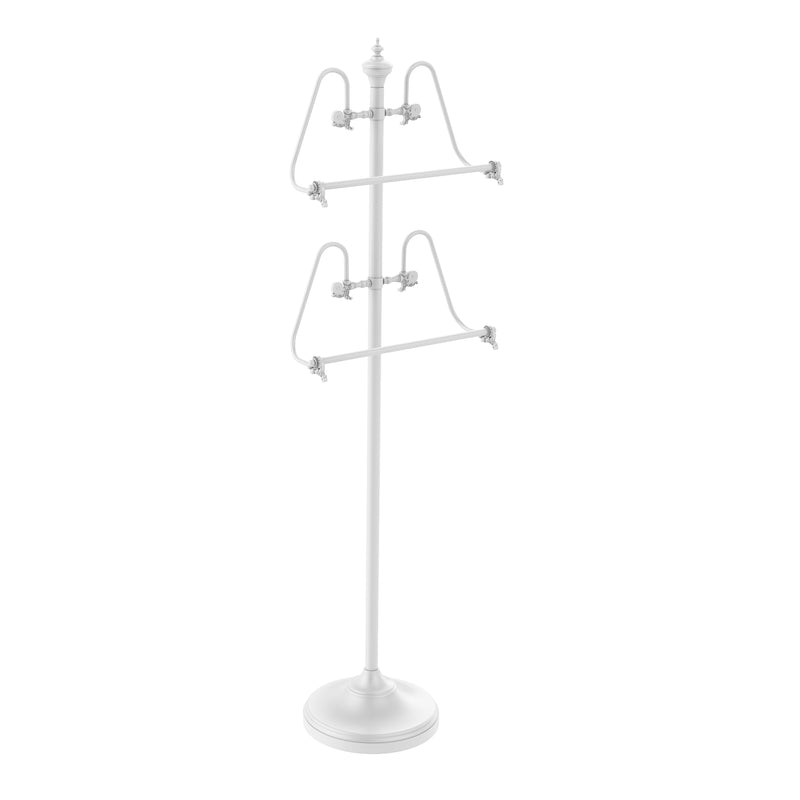 Allied Brass Foor Standing 49 Inch Towel Stand TS-6-WHM